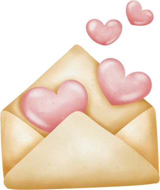 Envelope with heart